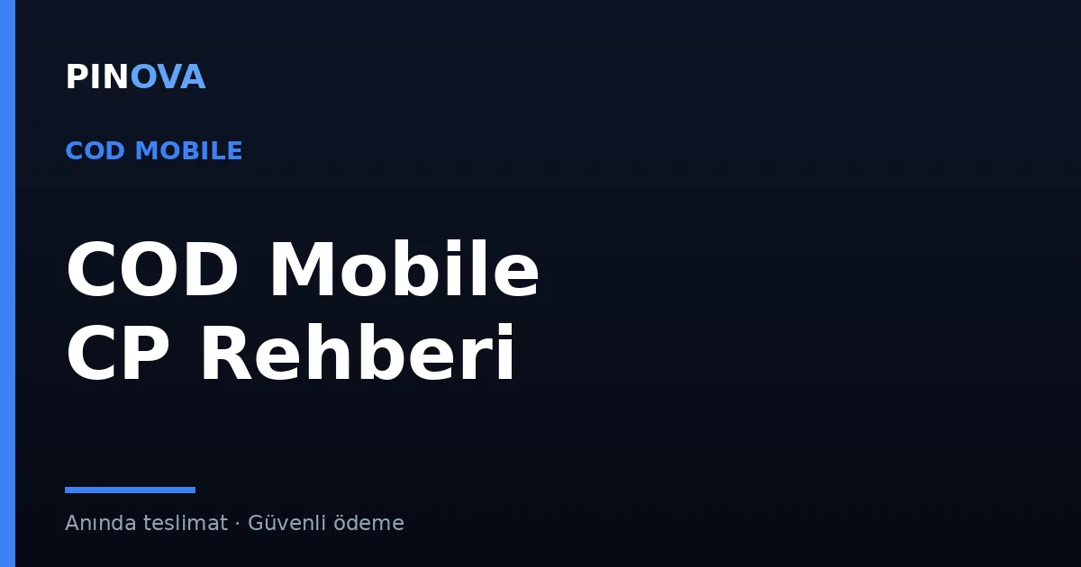 Call of Duty Mobile CP (COD Points) Rehberi