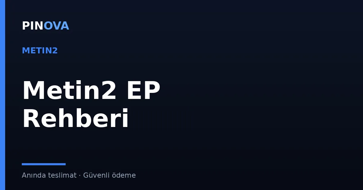 Metin2 EP (Extra Points) Yükleme Rehberi